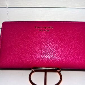 Kate Spade Pink Leather Wallet